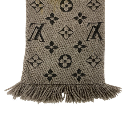 Louis Vuitton Scarf M72242 Wool, Silk Gray Escalp Logo Mania Women(Unisex)