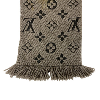 Louis Vuitton Scarf M72242 Wool, Silk Gray Escalp Logo Mania Women(Unisex)
