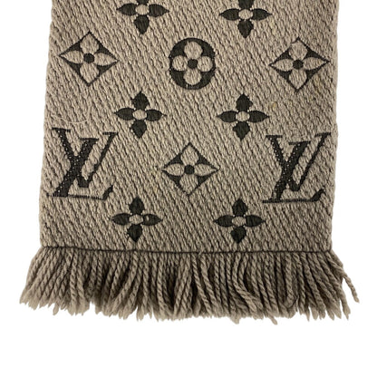 Louis Vuitton Scarf M72242 Wool, Silk Gray Escalp Logo Mania Women(Unisex)