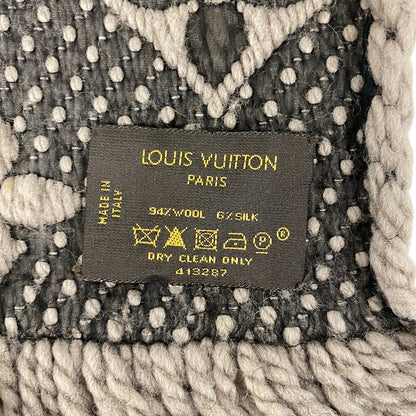 Louis Vuitton Scarf M72242 Wool, Silk Gray Escalp Logo Mania Women(Unisex)