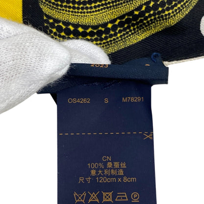 Louis Vuitton Scarf M78291 Silk Multicolor Louis Vuitton X Yayoi Kusama Bando Infinity Dot