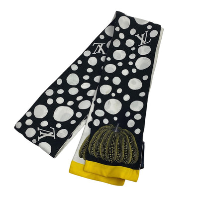 Louis Vuitton Scarf M78291 Silk Multicolor Louis Vuitton X Yayoi Kusama Bando Infinity Dot