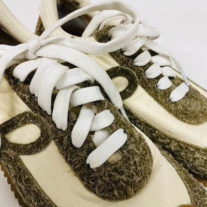 Loewe Sneakers 592310 Suede, Fabric Beige Flow Runner Mens 40