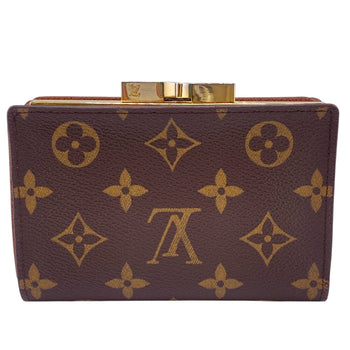 Louis Vuitton Bifold Wallet M61674 Leather Brown Purse Portefeuille Monogram Viennois Made In Usa