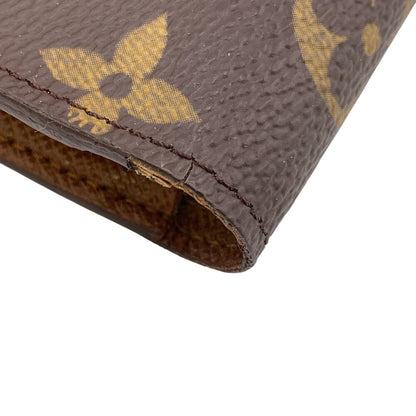 Louis Vuitton Bifold Wallet M61674 Leather Brown Purse Portefeuille Monogram Viennois Made In Usa