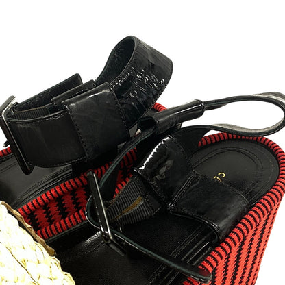 Celine Sandals Leather, Fabric Multicolor Phoebe Period Women 35.5