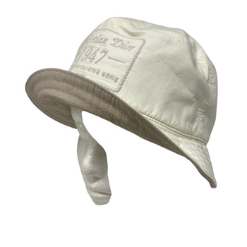 Christian Dior Other Hats Cotton, Polyester White Bucket Hat Embroidery Mens(Unisex) L
