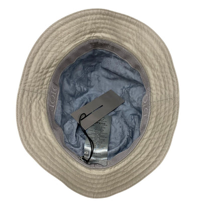 Christian Dior Other Hats Cotton, Polyester White Bucket Hat Embroidery Mens(Unisex) L