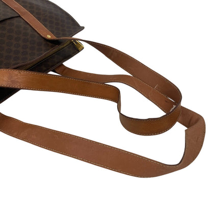 Celine Tote Bag Leather Brown Macadam Women(Unisex)
