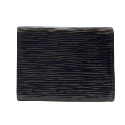Louis Vuitton Card Case M62292 Leather Brown Name Card Holder Epi Amberop Cult De Visit Women