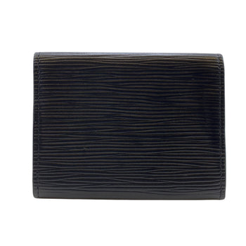 Louis Vuitton Card Case M62292 Leather Brown Name Card Holder Epi Amberop Cult De Visit Women