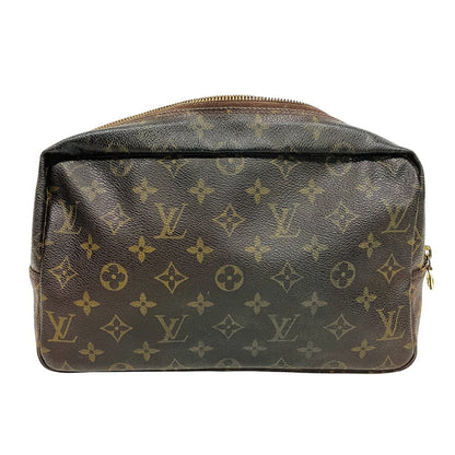 Louis Vuitton Business Bag M47522 Leather Brown Monogram Truth Cracking Ty 28 Unisex(Unisex)