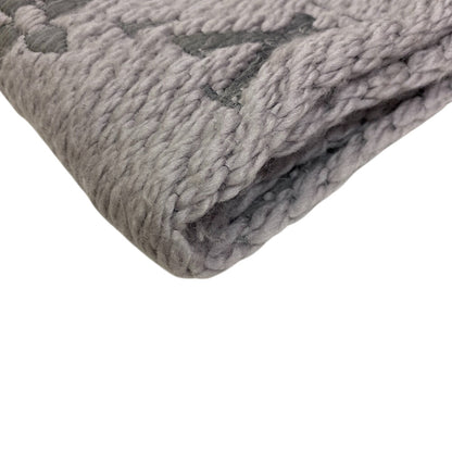 Louis Vuitton Scarf M74742 Wool, Silk Gray Escalp Logo Mania