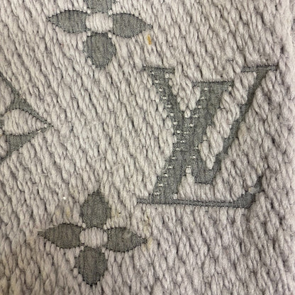 Louis Vuitton Scarf M74742 Wool, Silk Gray Escalp Logo Mania