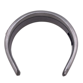 Miumiu Hair Accessory 5Ih025 Leather Silver Logo