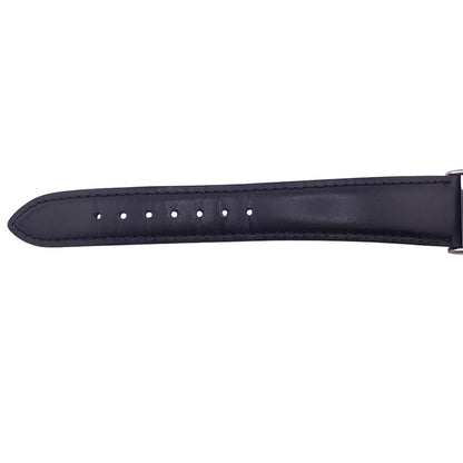 Omega Watches Stainless Steel, Leather Black De Ville Square Black Dial Mens