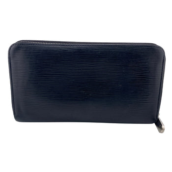 Louis Vuitton Long Wallet Purse M60632 Epi, Leather Black Epi Zippy Organizer Mens