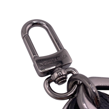 Louis Vuitton Key Ring M00927 Leather Black Eclipse Sportcle Lv Signature Chain