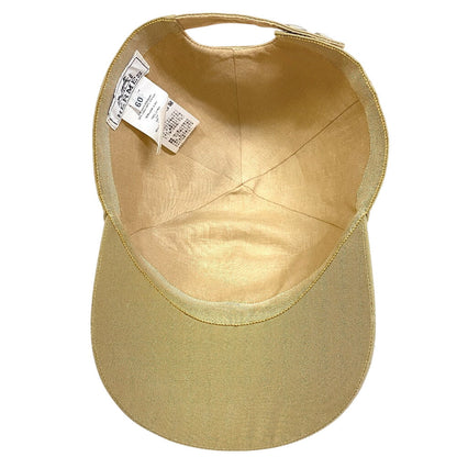 Hermes Cap Cotton Beige Hat Neo Jump Stitch