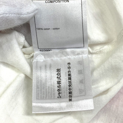 Chanel Short Sleeve T-Shirt Cotton White Coco Mark Coco Cuba Women Xs