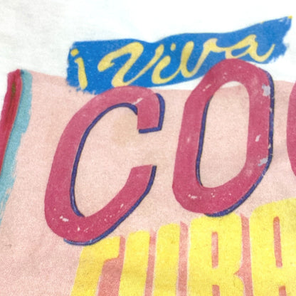 Chanel Short Sleeve T-Shirt Cotton White Coco Mark Coco Cuba Women Xs
