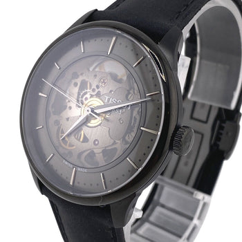 Tissot Watches Mechanical Automatic T139836A Stainless Steel, Leather Black Skeleton Shuman De