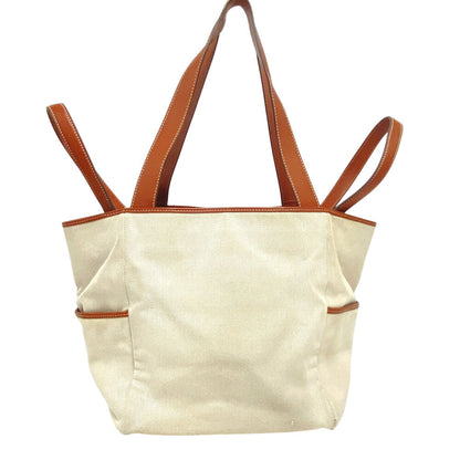 Delvaux Handbag Canvas, Leather Beige Delight Women
