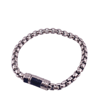 Louis Vuitton Bracelet Silver Silver Monogram Eclipse