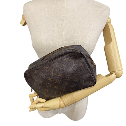 Louis Vuitton Pouch M47524 Monogram Canvas Brown Monogram Truth Cracking T 23