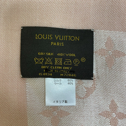 Louis Vuitton Stall M72046 Wool, Silk Pink Monogram Shoal Monogram