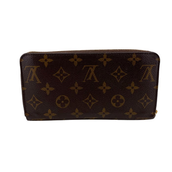 Louis Vuitton Long Wallet Purse M41894 Monogram Brown Round Zip Wallet Monogram Zippy Wallet