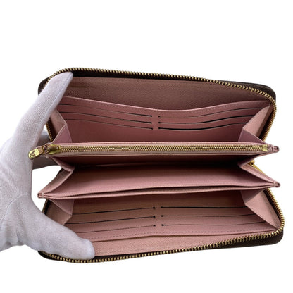 Louis Vuitton Long Wallet Purse M41894 Monogram Brown Round Zip Wallet Monogram Zippy Wallet