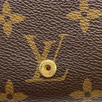 Louis Vuitton Bifold Wallet M81631 Monogram, Leather Brown Monogram Portefeuille Victorine