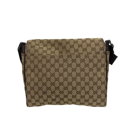 Gucci Shoulder Bag 146236 Gg Canvas, Leather Beige Gg Canvas Women(Unisex)