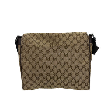 Gucci Shoulder Bag 146236 Gg Canvas, Leather Beige Gg Canvas Women(Unisex)