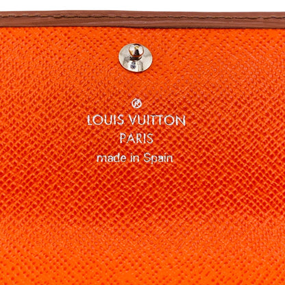 Louis Vuitton Long Wallet Purse M60321 Epi Leather Brown Snap Button Epi Portefeuille Sarah
