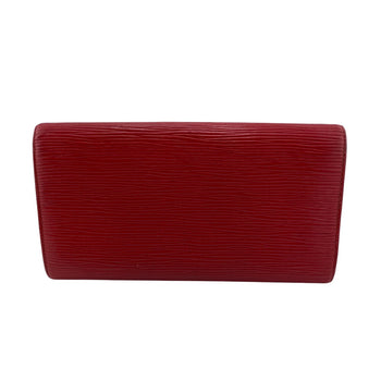 Louis Vuitton Long Wallet Purse M63577 Epi Leather Red Epi Leather Porto Monnet Women