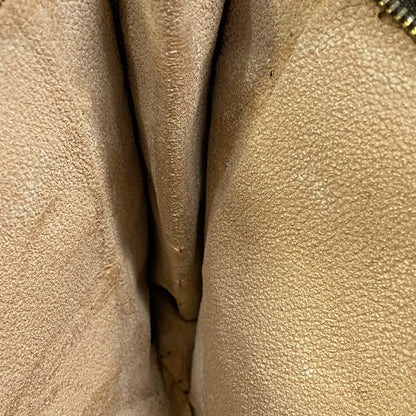 Louis Vuitton Pouch M47544 Leather Brown Monogram Posh Toilette Women