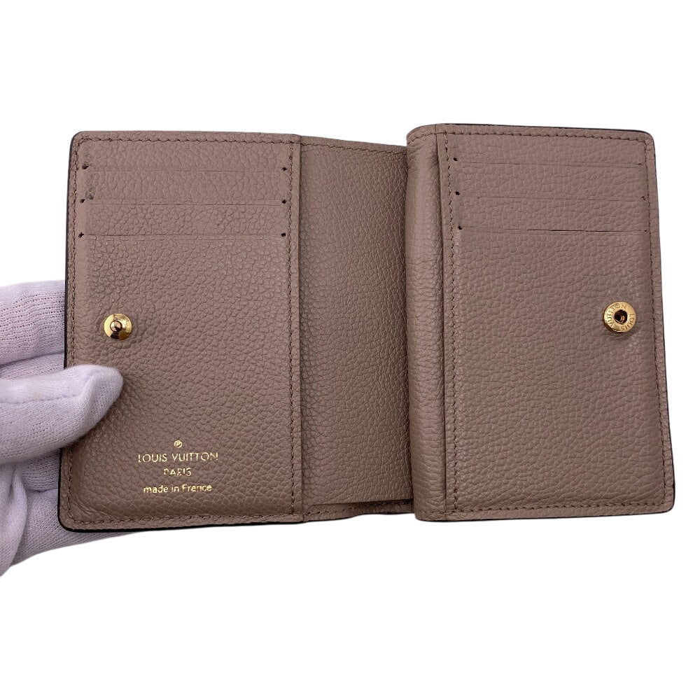 Louis Vuitton Bifold Wallet M80152 Monogram Ann Platt Beige Ann Platt Portefeuille Claire Women
