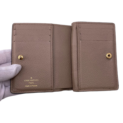 Louis Vuitton Bifold Wallet M80152 Monogram Ann Platt Beige Ann Platt Portefeuille Claire Women