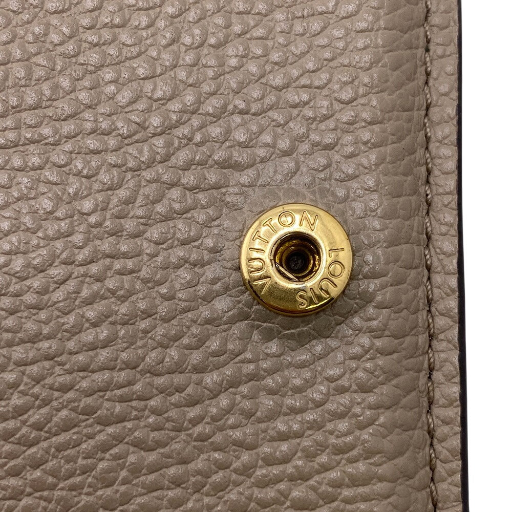 Louis Vuitton Bifold Wallet M80152 Monogram Ann Platt Beige Ann Platt Portefeuille Claire Women