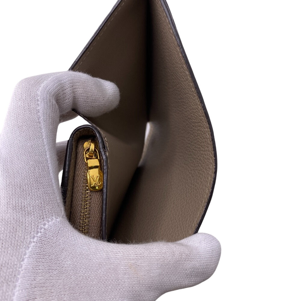 Louis Vuitton Bifold Wallet M80152 Monogram Ann Platt Beige Ann Platt Portefeuille Claire Women
