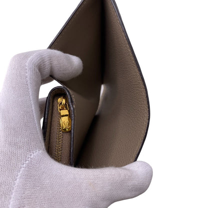 Louis Vuitton Bifold Wallet M80152 Monogram Ann Platt Beige Ann Platt Portefeuille Claire Women
