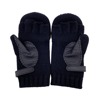 Hermes Gloves Cashmere, Leather Black Glove Baltimore Women S