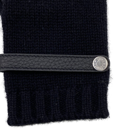 Hermes Gloves Cashmere, Leather Black Glove Baltimore Women S