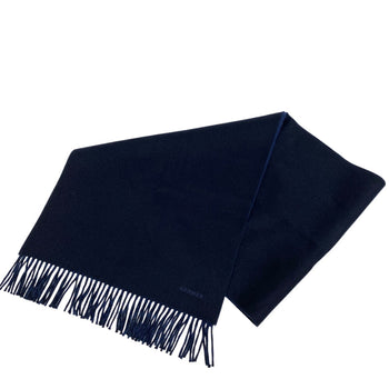 Hermes Scarf Cashmere Navy Recto Verso