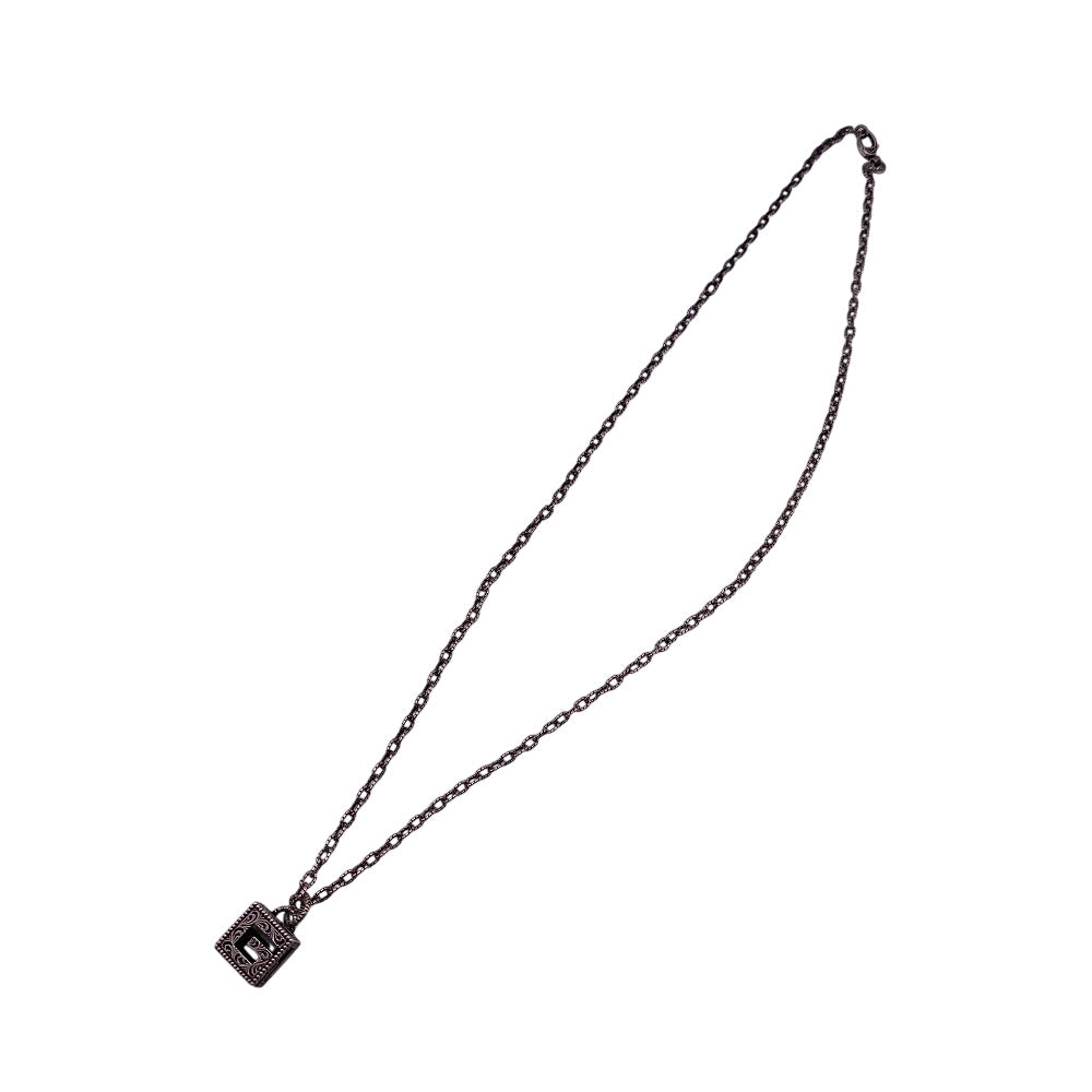 Gucci Necklace Silver925 Silver 925 25.4G Square G Women
