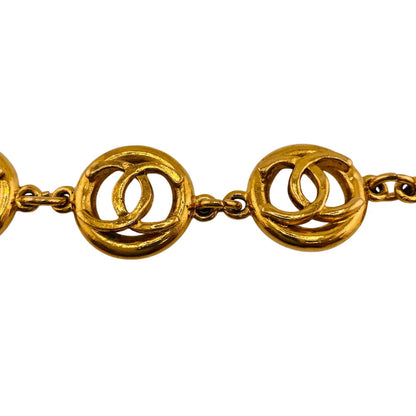 Chanel Bracelet Gold Plated Gold Coco Mark