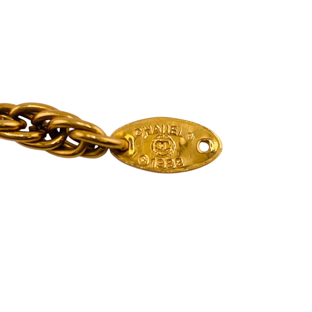 Chanel Bracelet Gold Plated Gold Coco Mark