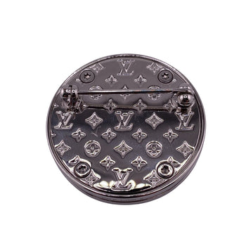 Louis Vuitton Brooch M02413 Gold Plated Silver Monogram Stesia